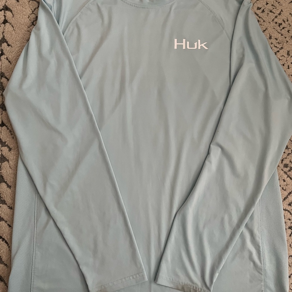 Huk Light Blue Performance Shirt